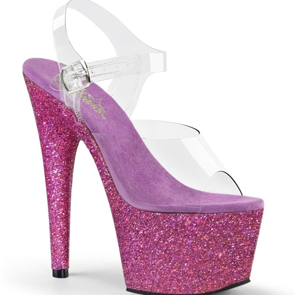 Glitter Adore Pleaser 7 inch Heel